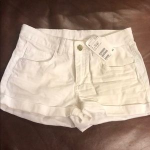 White shorts